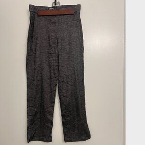 Theory Cropped Gray Elastic Waste Pants - Size 00 (XS)